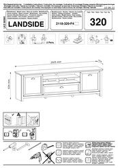 Trends LANDSIDE 2118-320-F4 Instructions De Montage