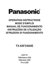 Panasonic TX-65FX560E Mode D'emploi