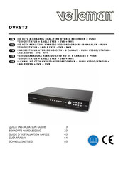 Velleman DVR8T3 Guide D'installation Rapide