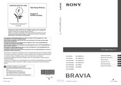 Sony BRAVIA KDL-46WE5 Série Mode D'emploi