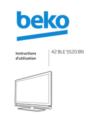 Beko 42 BLE 5520 BN Instructions D'utilisation