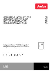 Amica UKSD 361 9 Serie Notice D'utilisation