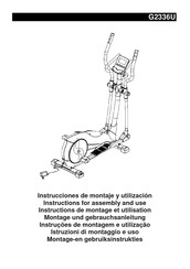 BH FITNESS G2336U Instructions De Montage Et Utilisation