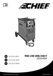 CHIEF MIG 240 208/240 V Mode D'emploi
