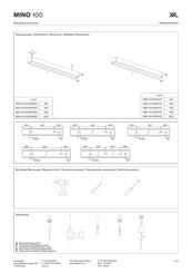 XAL MINO 100 Instructions De Montage