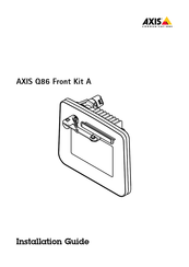 Axis Q86 Serie Guide D'installation