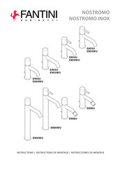 Fantini Rubinetti NOSTROMO E906WU Instructions De Montage