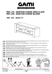 Gami BOSTON J94 335 Instructions De Montage