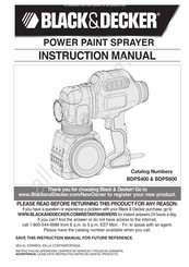 Black & Decker BDPS400 Manuel D'instructions