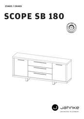 Jahnke SCOPE SB 180 24AU5 Instructions De Montage