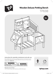 TP Toys Wooden Deluxe Potting Bench Instructions De Montage