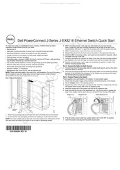 Dell PowerConnect J-EX8216 Guide Rapide