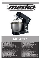 Mesko MS 4217 Mode D'emploi