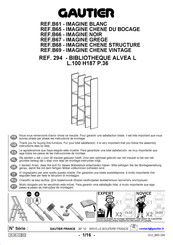 Gautier IMAGINE B61 294 Instructions De Montage