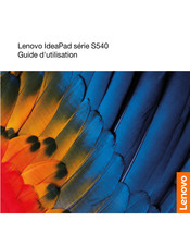 Lenovo IdeaPad S540-14IWL Guide D'utilisation