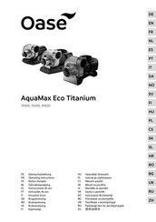 Oase AquaMax Eco Titanium 31000 Notice D'emploi