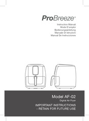 ProBreeze AF-02 Mode D'emploi