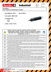 Desoutter M16-18500-KL ATEX Mode D'emploi