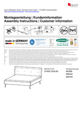 Rauch MM709 A766P.02X9.80 Instructions De Montage