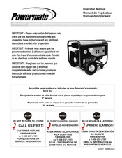 Powermate PM0105000 Manuel De L'opérateur