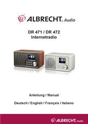 Albrecht Audio DR 472 Manuel