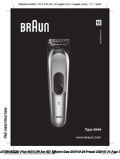 Braun MGK 5280 Mode D'emploi