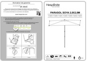 Hesperide 171257H Instructions De Montage