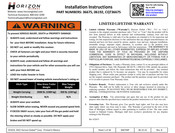 Horizon Global 06192 Instructions D'installation