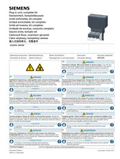 Siemens 3VA944-0KP00 Serie Notice D'utilisation