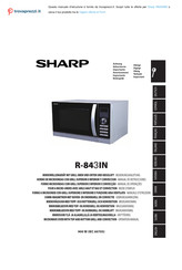 Sharp R-843INW Mode D'emploi