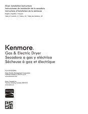 Kenmore W11101350A Mode D'emploi