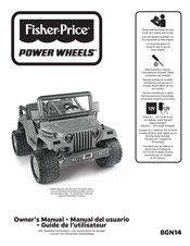 Fisher-Price POWER WHEELS BGN14 Guide De L'utilisateur