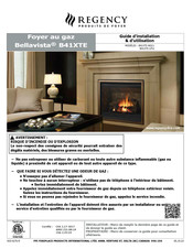 Regency Bellavista B41XTE-NG11 Guide D'installation & D'utilisation