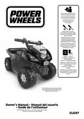 Power Wheels CLG97 Guide De L'utilisateur