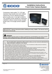 Ecco K7010-K Instructions D'installation