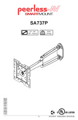 peerless-AV SMARTMOUNT SA737P Mode D'emploi