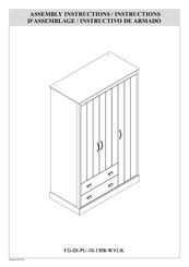 ManoMano FG-DI-PU-10-1308-WYUK Instructions D'assemblage