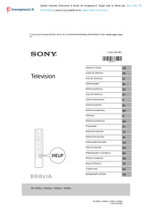 Sony BRAVIA XR-75X9J Série Guide De Référence