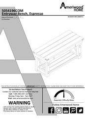 Ameriwood HOME 5054196COM Instructions De Montage