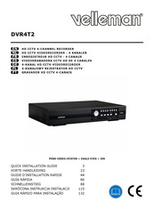 Velleman DVR4T2 Guide D'installation Rapide