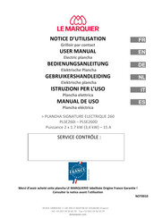 LE MARQUIER PLSE260D Notice D'utilisation