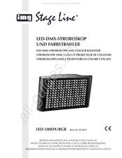 IMG STAGELINE LED-500DX/RGB Mode D'emploi