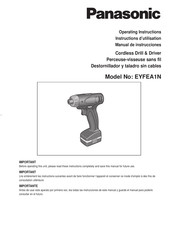 Panasonic EYFEA1N2S Instructions D'utilisation