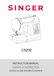 Singer C5200 Manuel D'instructions