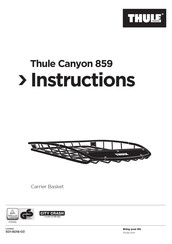 Thule Canyon 859 Instructions