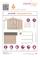 Kiehn-Holz KH 19-002 Instructions De Montage