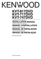Kenwood KVT-717DVD Manuel D'installation