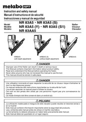 Metabo HPT NR 83A5 Mode D'emploi