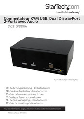 StarTech SV231DPDDUA Guide De L'utilisateur