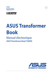 Asus Transformer Book T300FA Manuel Électronique